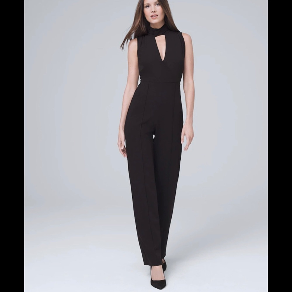 White House Black Market Black Jumpsuit